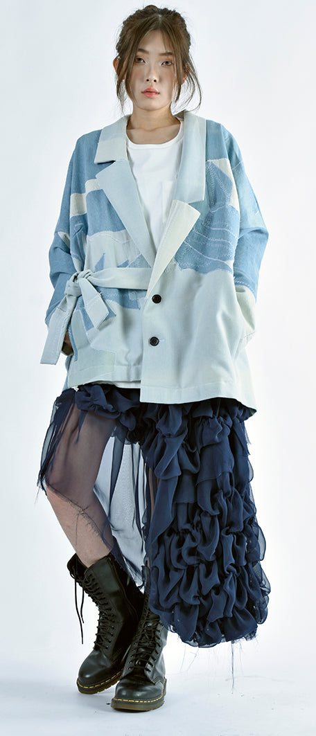 Jacket Kimono Style Knot Closure