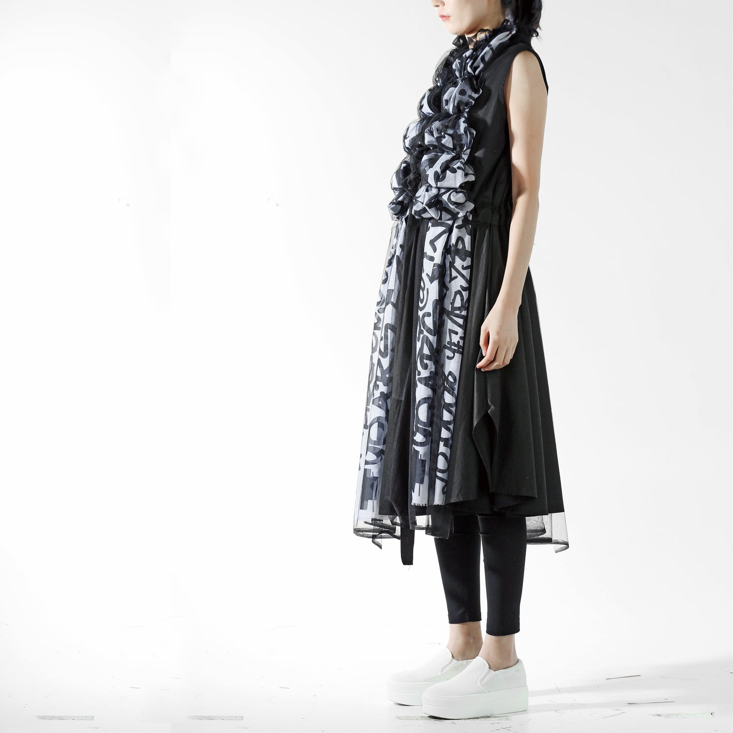 Dress - Puffy Graffiti