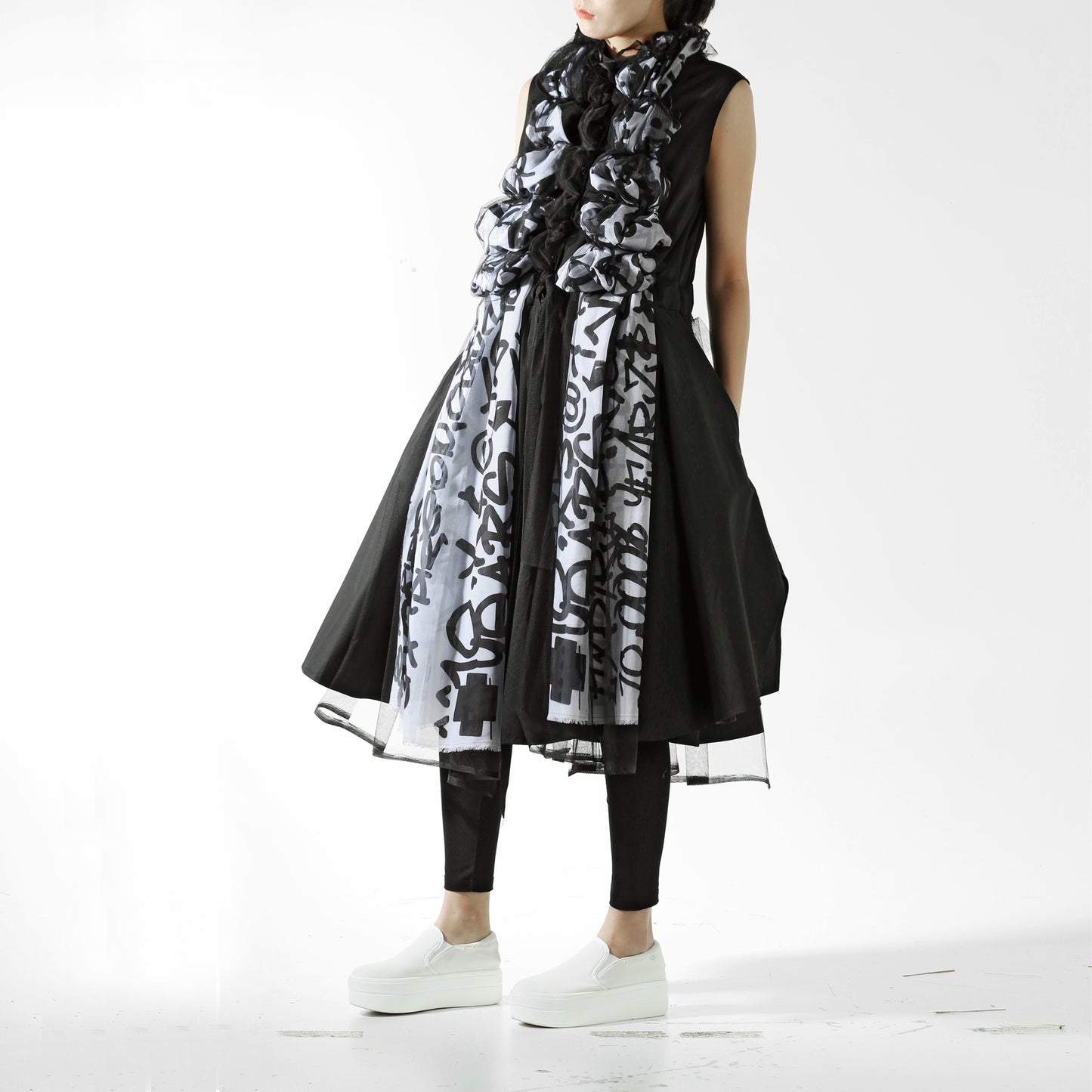 Dress - Puffy Graffiti