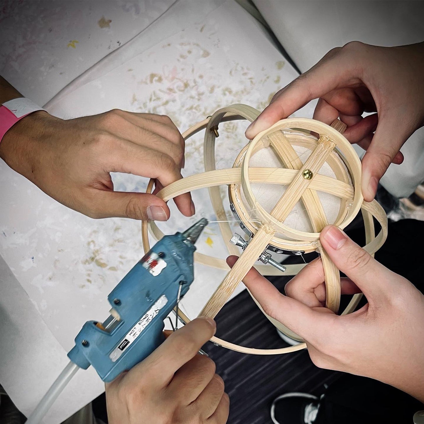 Upcycle Workshop - 升級再造木環燈飾擺設