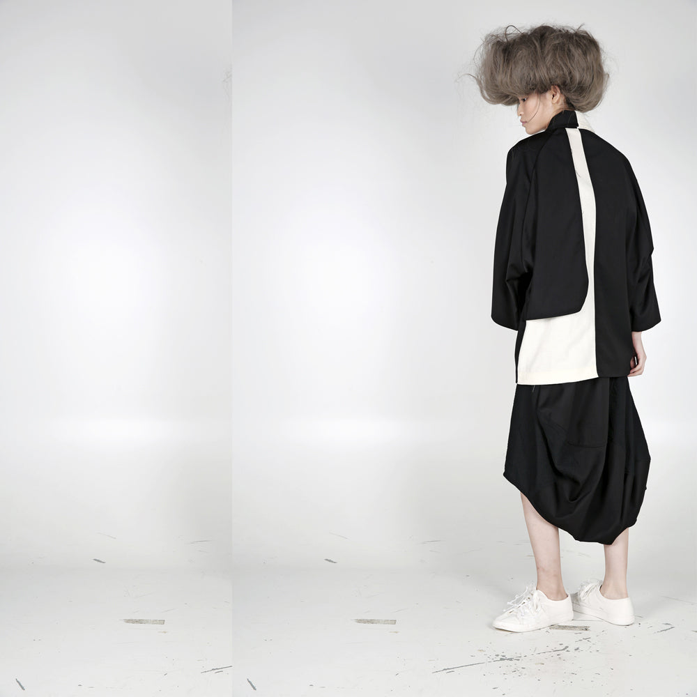 Jacket - Padded Lace & Juxtaposed Layers - phenotypsetter, fashion designer label, unisex, women, accessories