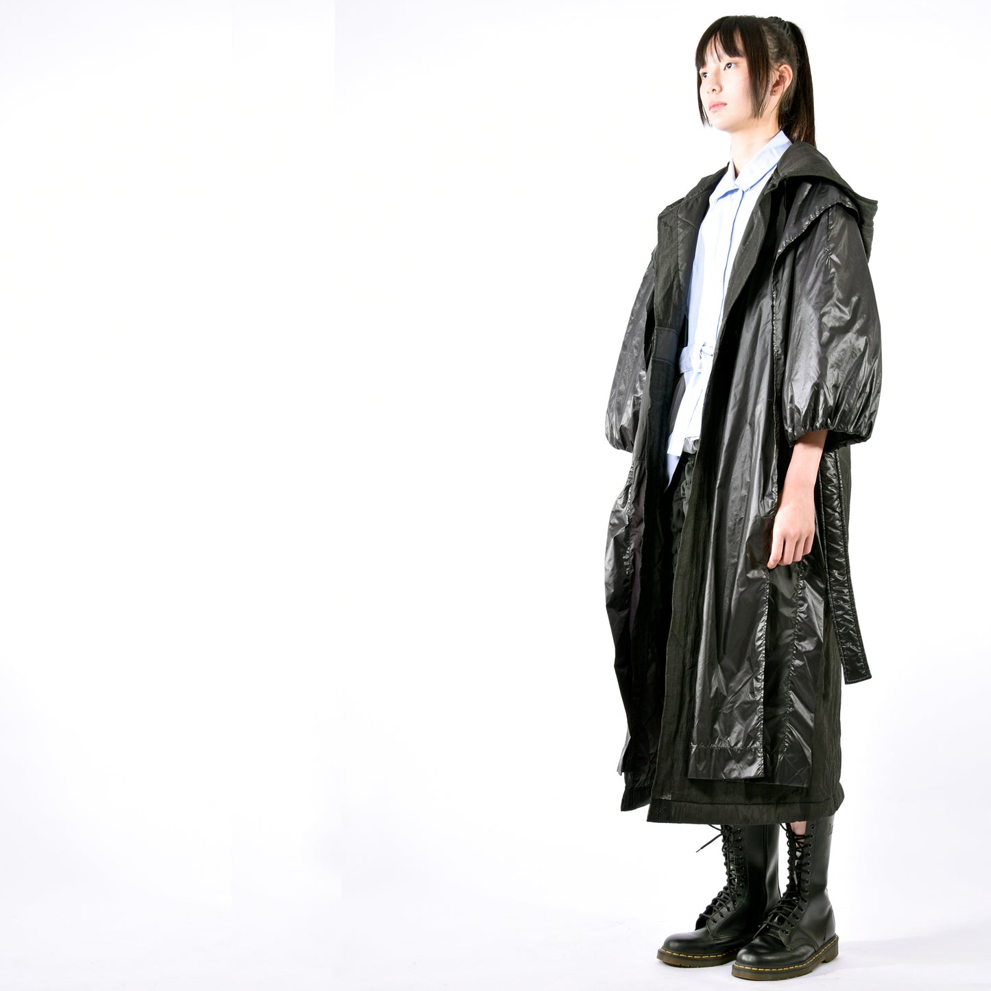 Coat - Hooded Mask Long Coat