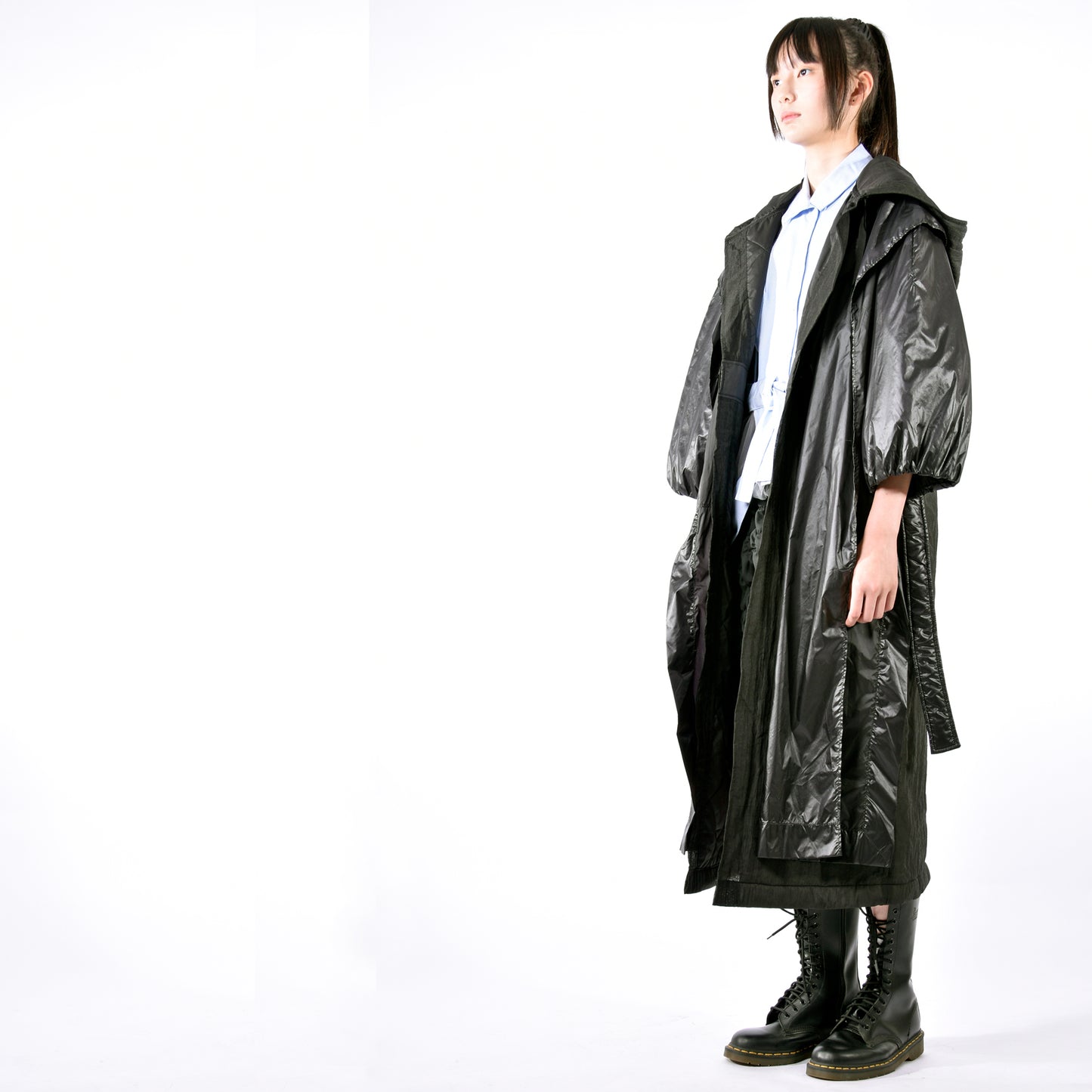 Coat -  Hooded Mask Long Coat