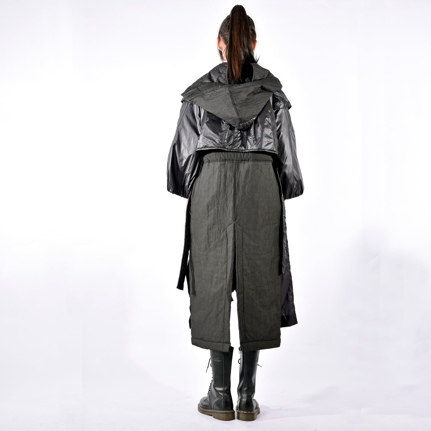 Coat - Hooded Mask Long Coat