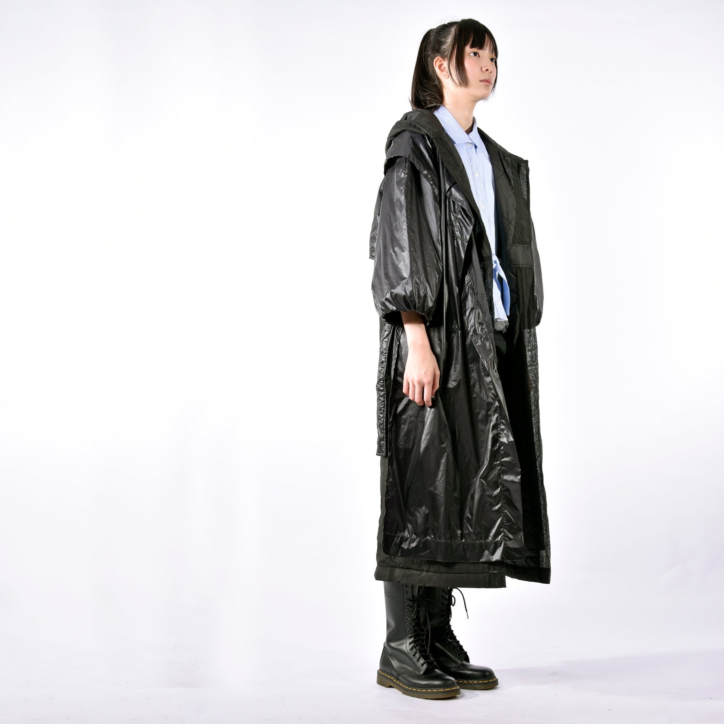 Coat - Hooded Mask Long Coat