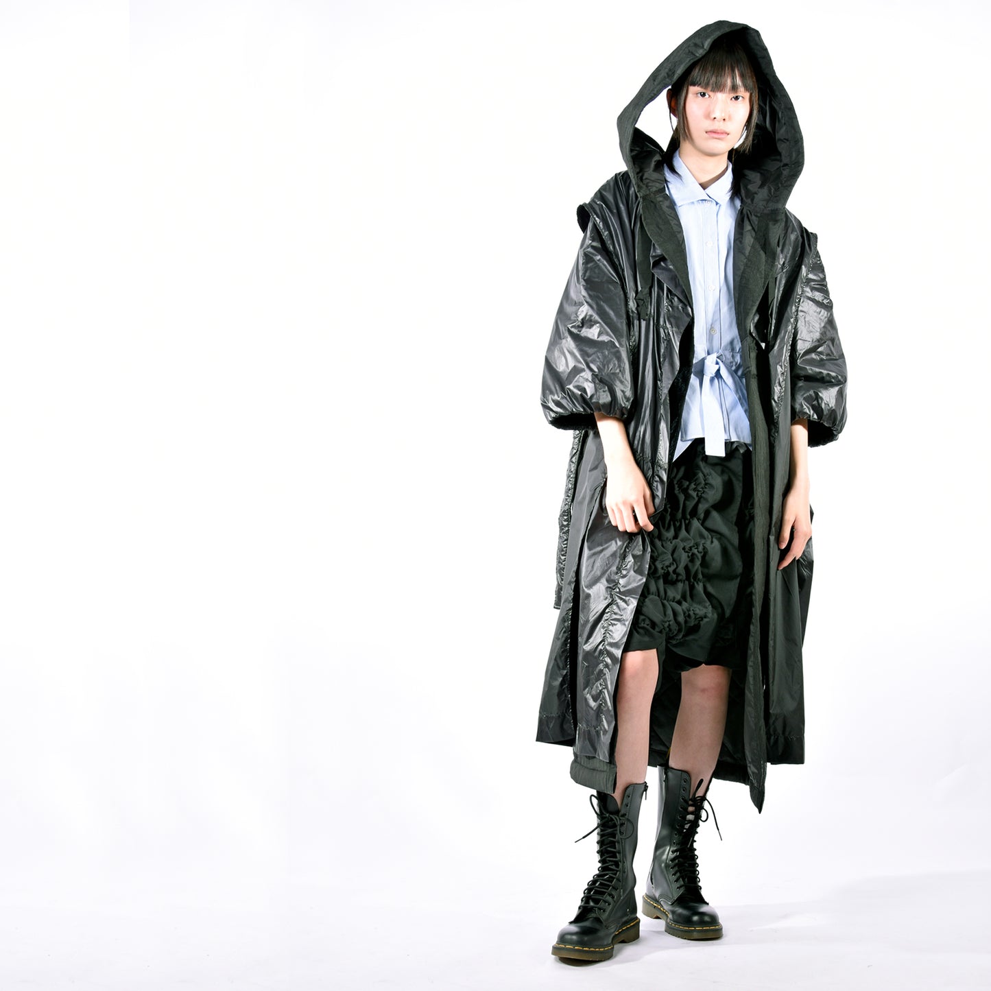 Coat - Hooded Mask Long Coat