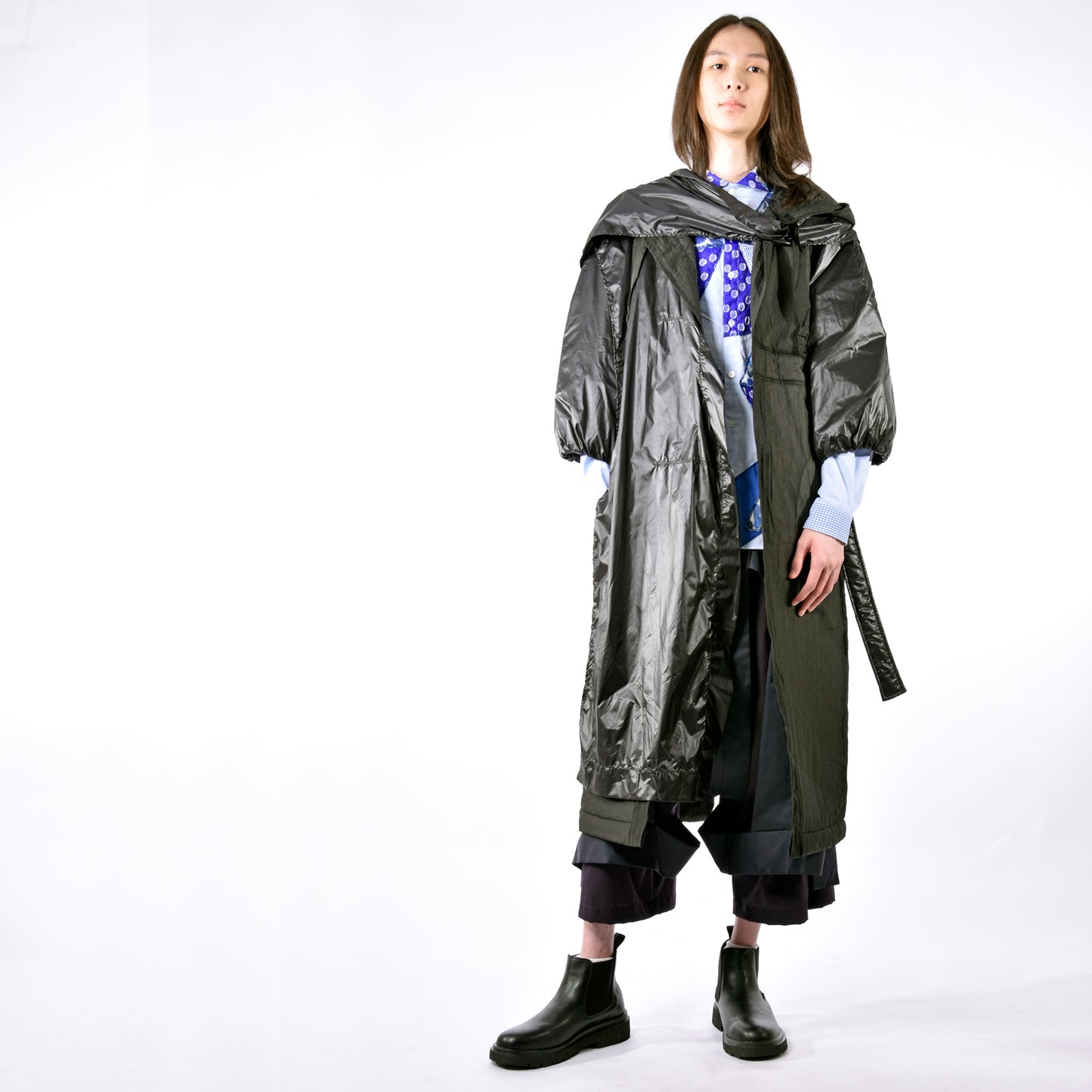 Coat - Hooded Mask Long Coat