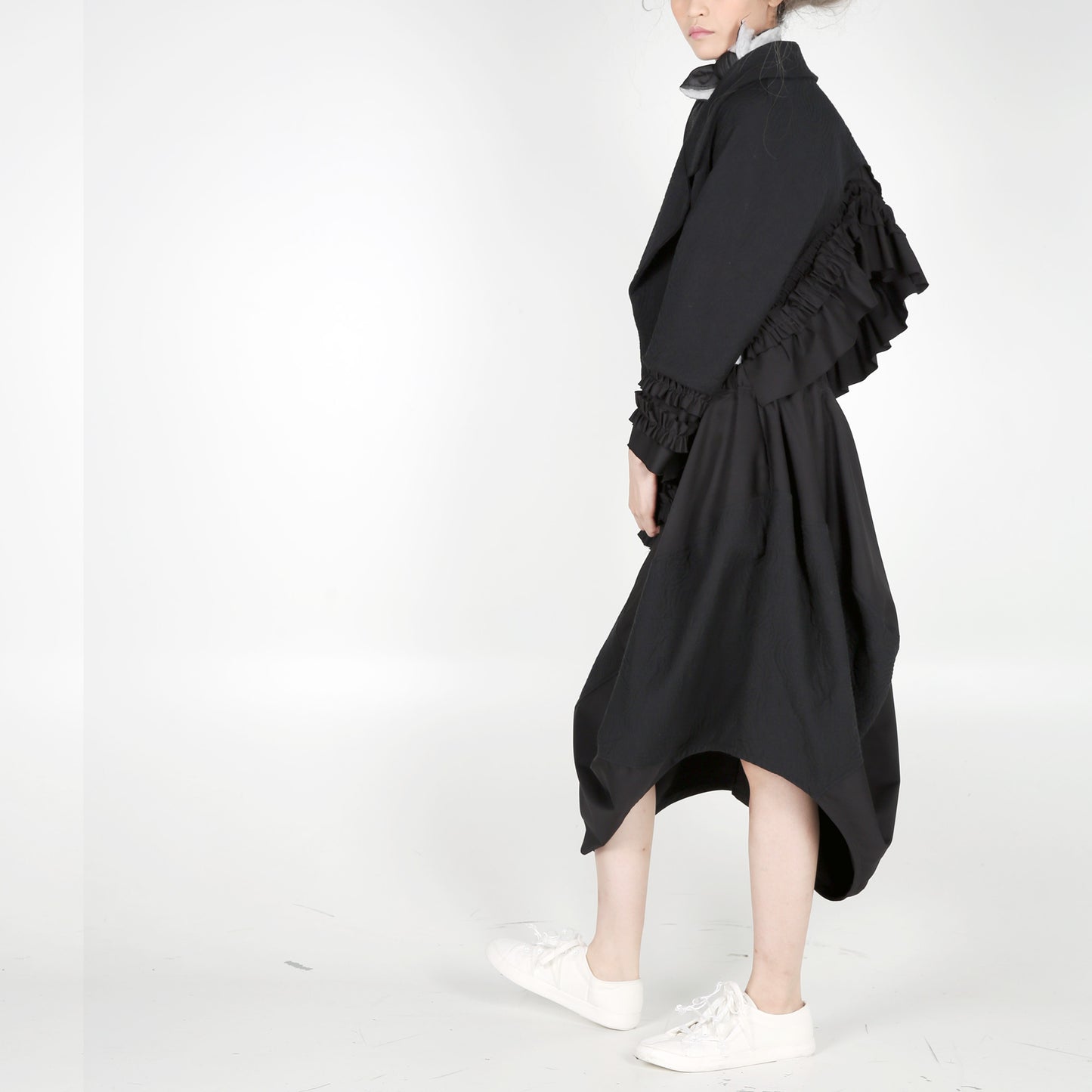 Skirt - Cocoon with a Wavy Hem
