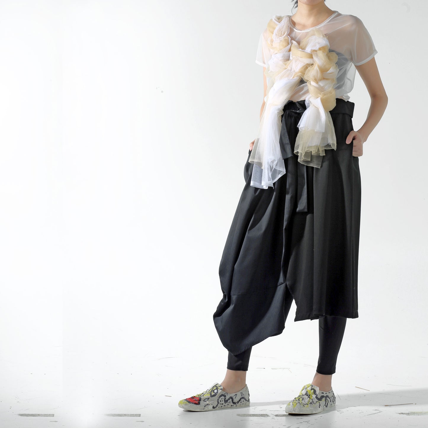 Skirt - Half Cocoon & Half A line - phenotypsetter, fashion designer label, unisex, women, accessories