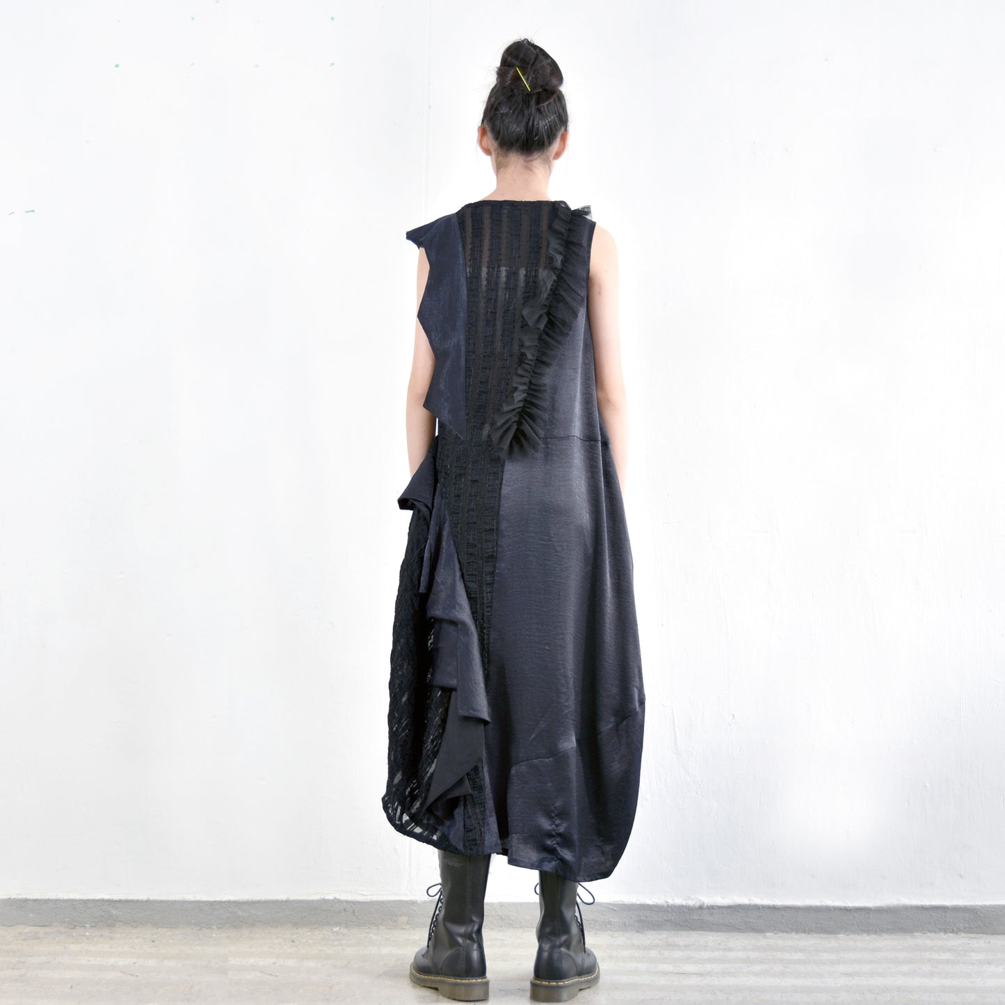 Dress - Ruffles Across Cocoon Dress