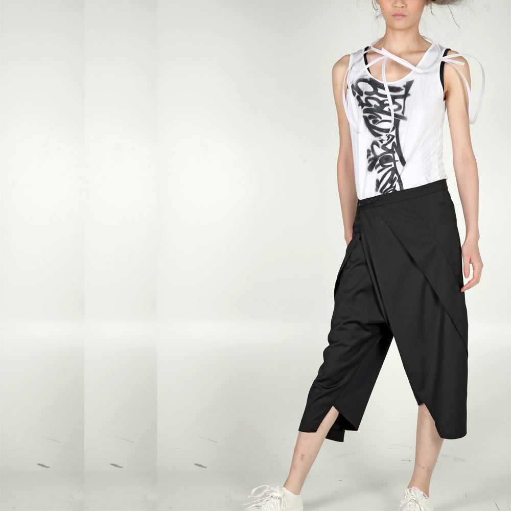 Trousers – Asymmetric Folding - phenotypsetter, fashion designer label, unisex, women, accessories