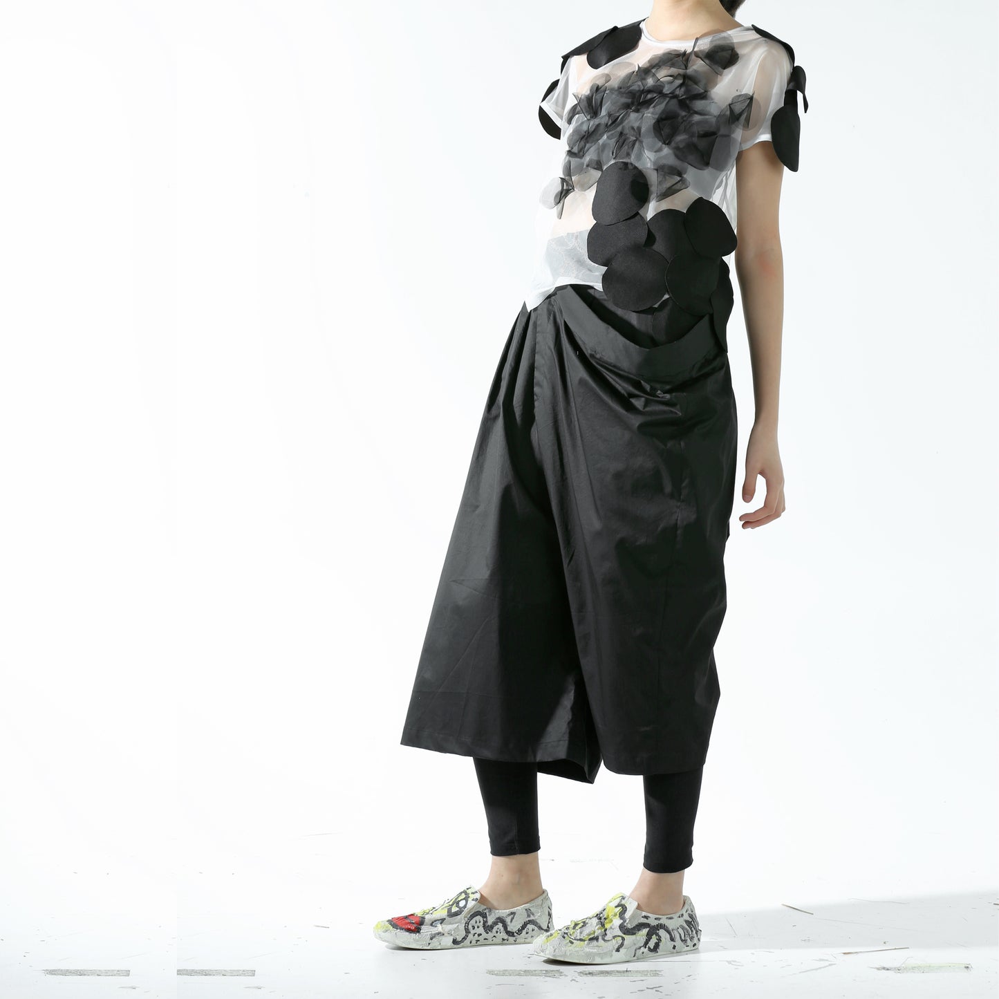 Trousers - Asymmetric leg width - phenotypsetter, fashion designer label, unisex, women, accessories
