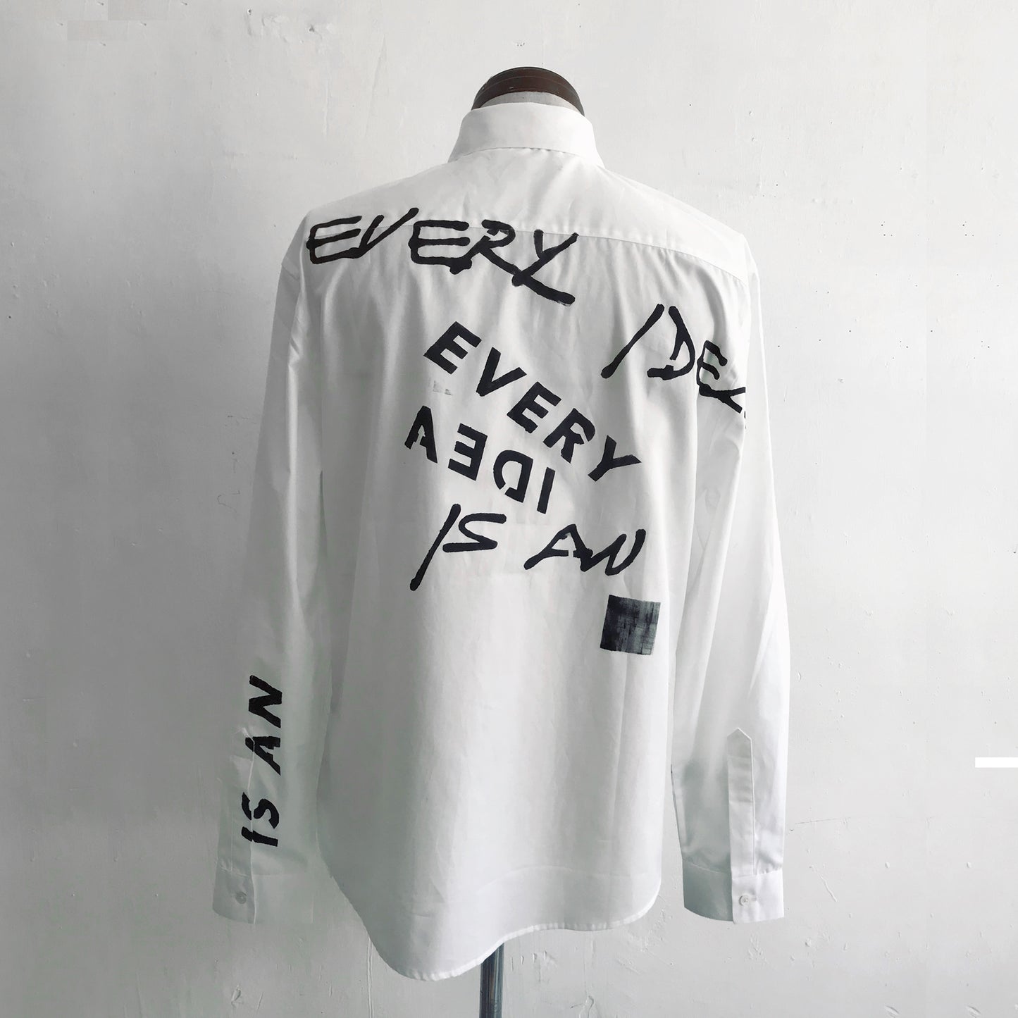 Shirt with Slogan Print