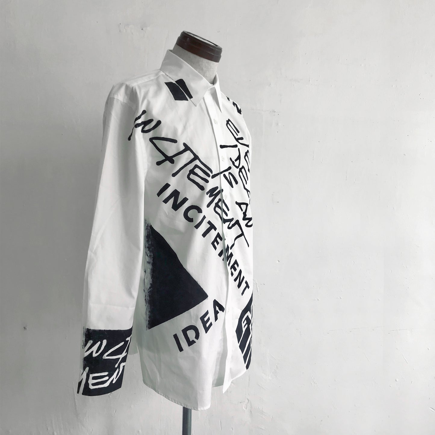 Shirt with Slogan Print