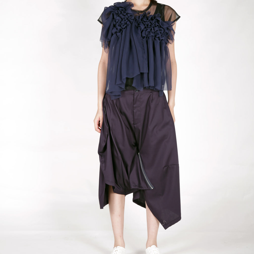 Top - Gather Chiffon - phenotypsetter, fashion designer label, unisex, women, accessories