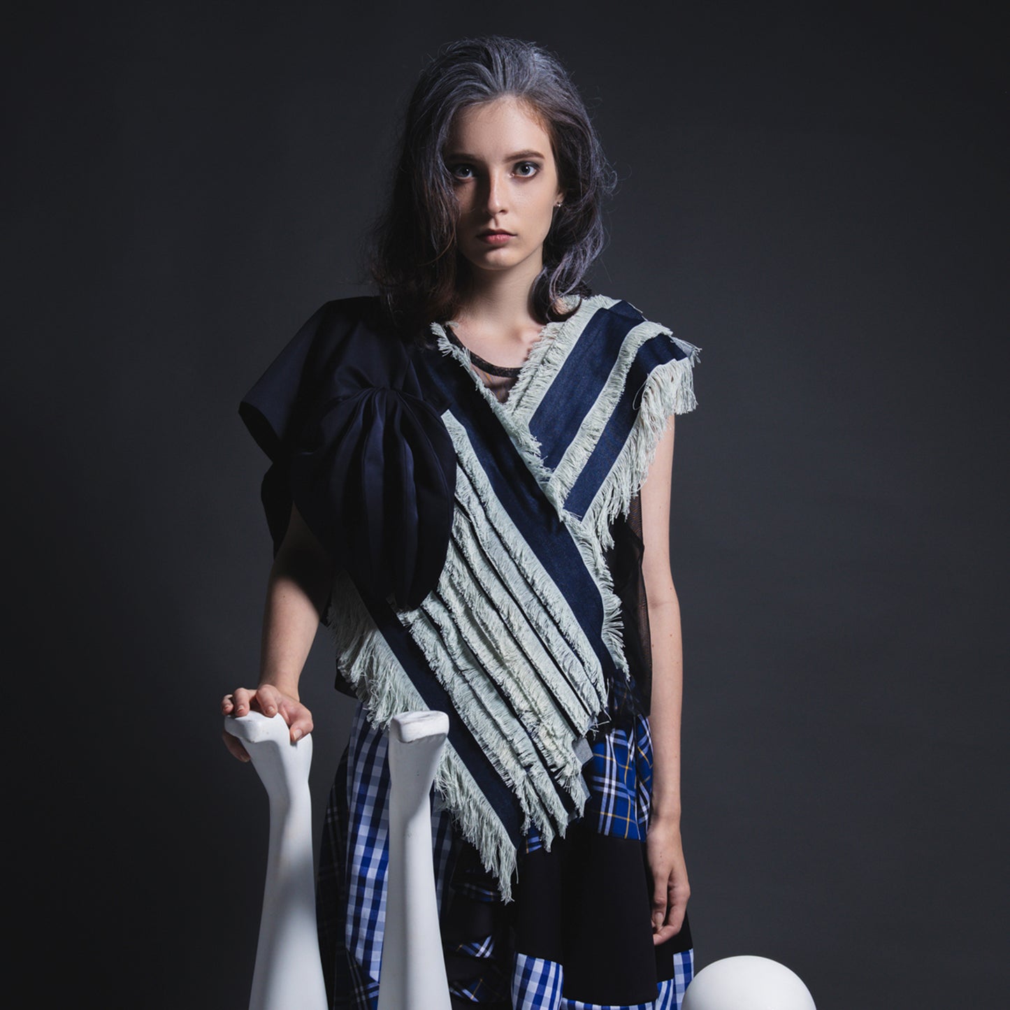 Top - Fray Denim - phenotypsetter, fashion designer label, unisex, women, accessories