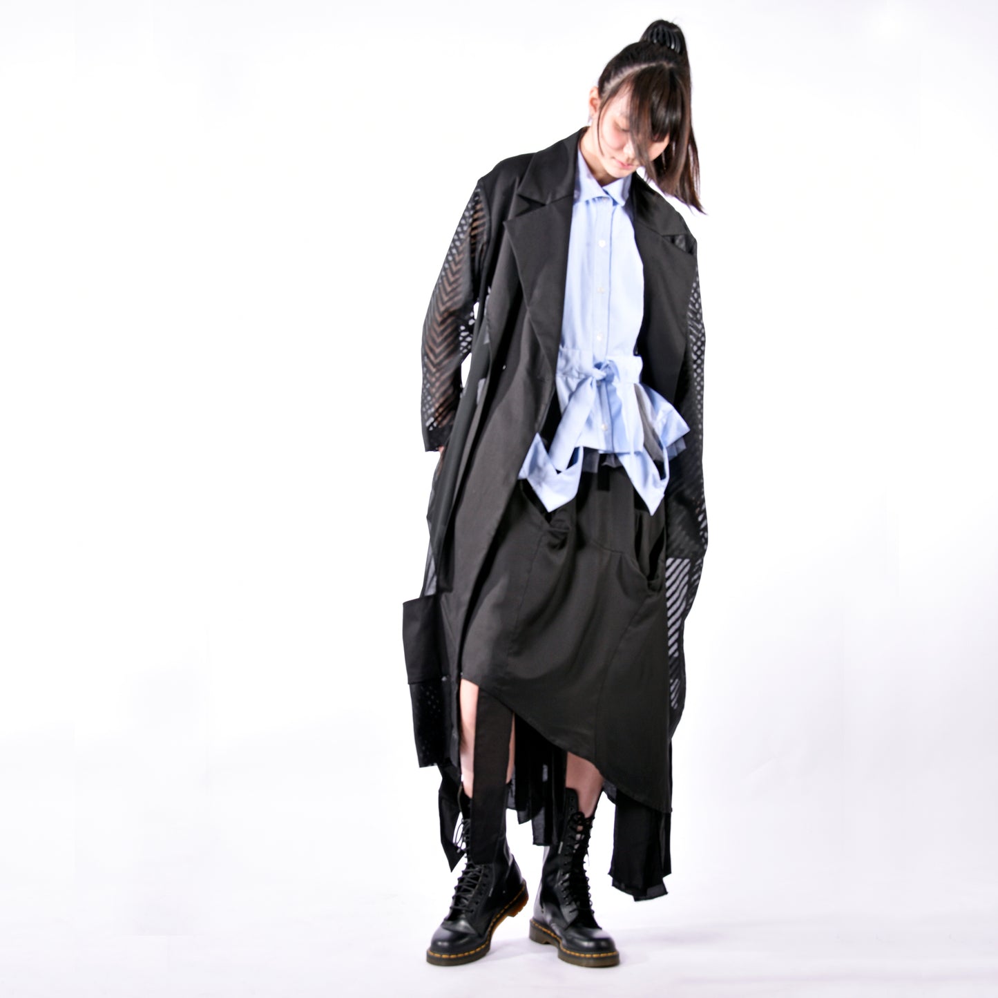 Skirt - Concave with Inward Fringes
