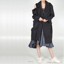 Load image into Gallery viewer, Long Coat Open Drop - phenotypsetter, fashion designer label, unisex, women, accessories
