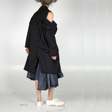 Load image into Gallery viewer, Long Coat Open Drop - phenotypsetter, fashion designer label, unisex, women, accessories
