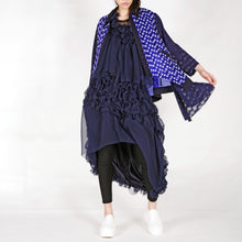 Load image into Gallery viewer, Skirt - Gathered Chiffon Cocoon Skirt
