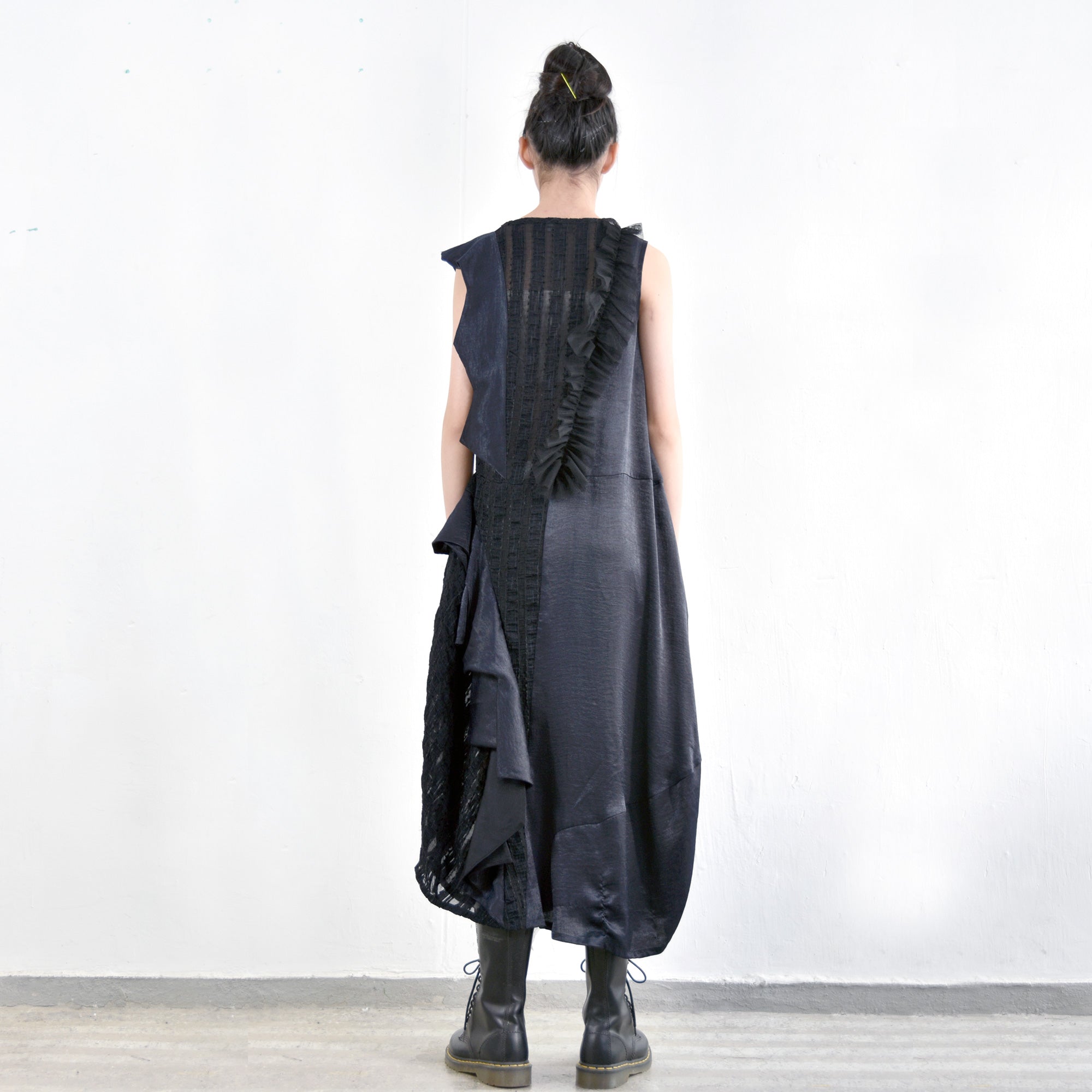 Dress - Ruffles Across Cocoon Dress – phenotypsetter