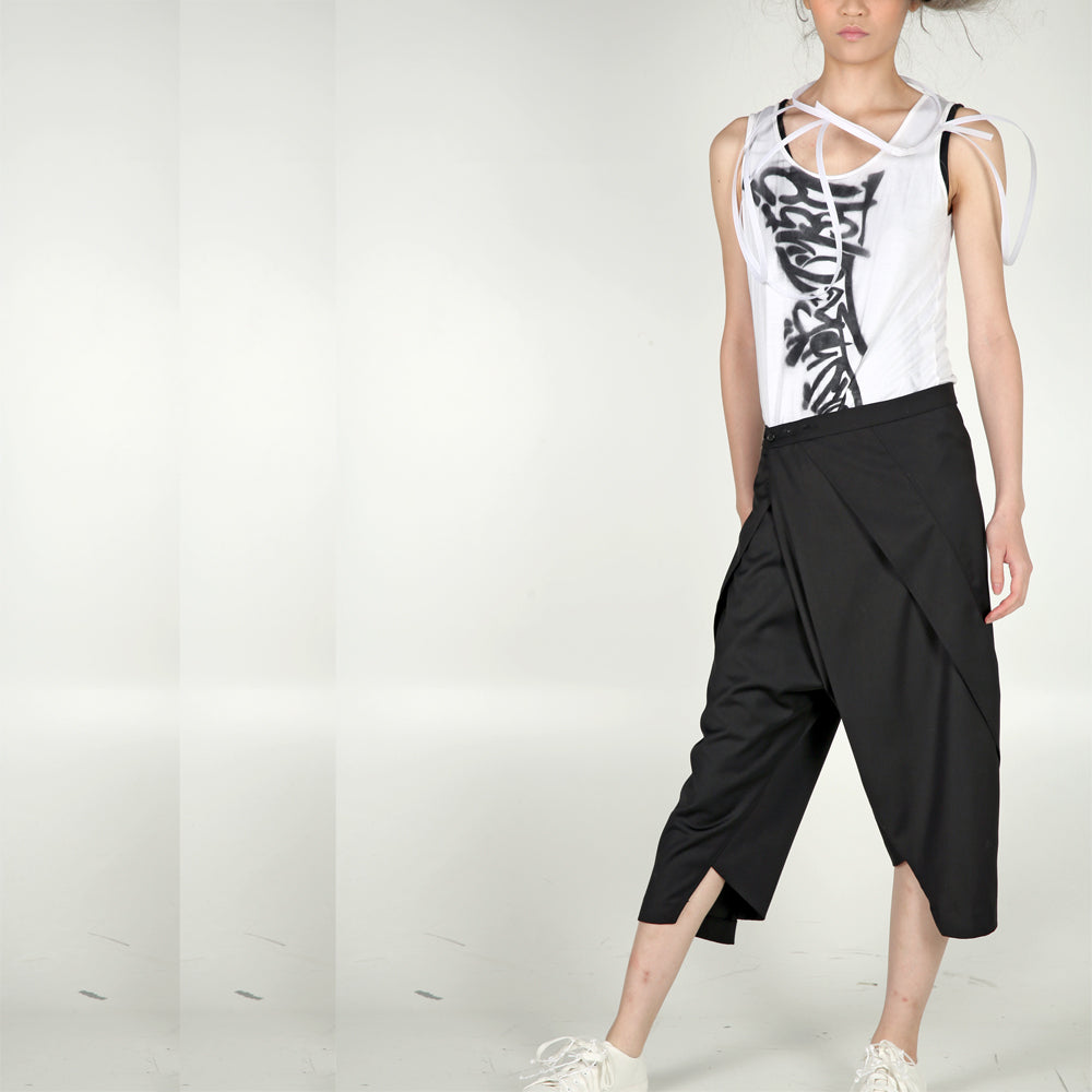 Trousers – Asymmetric Folding - phenotypsetter, fashion designer label, unisex, women, accessories