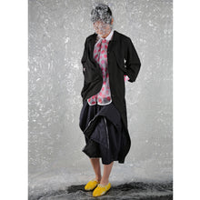 Load image into Gallery viewer, Skirt Asy Cut with Paddings - phenotypsetter, fashion designer label, unisex, women, accessories
