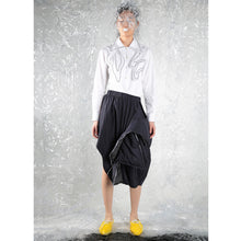 Load image into Gallery viewer, Skirt Asy Cut with Paddings - phenotypsetter, fashion designer label, unisex, women, accessories

