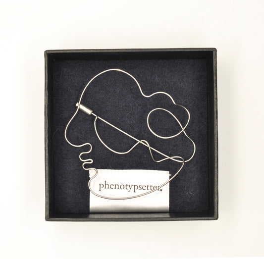 Wire Brooch Pin – Face - phenotypsetter