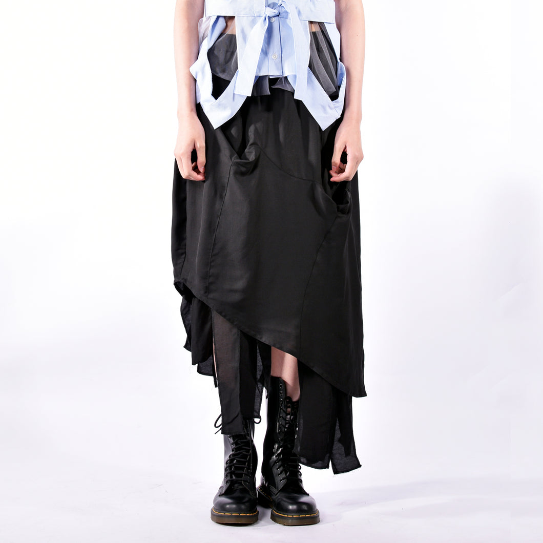 Skirt - Concave with Inward Fringes